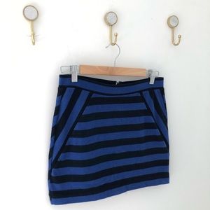 GAP striped blue skirt x-small